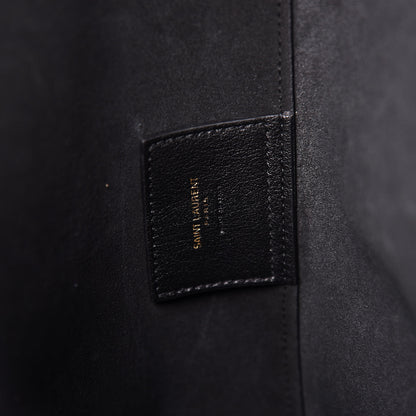 Saint Laurent Calfskin Large Shopping Tote Black 8 of 14