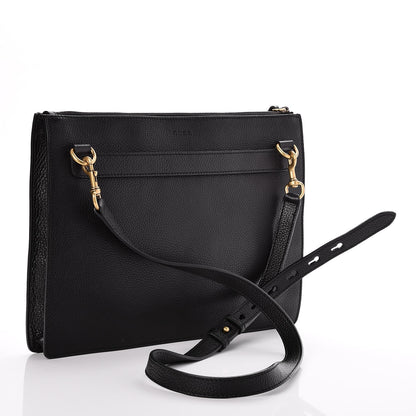 Gucci Calfskin Kingsnake Print Messenger Black 3 of 7