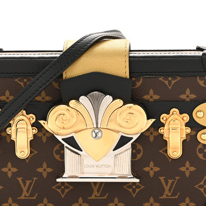 Louis Vuitton Monogram Column Petite Malle Black 8 of 13