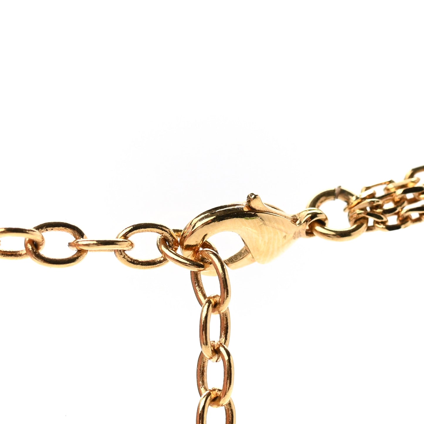 Sweet Charms Tiered Necklace Gold