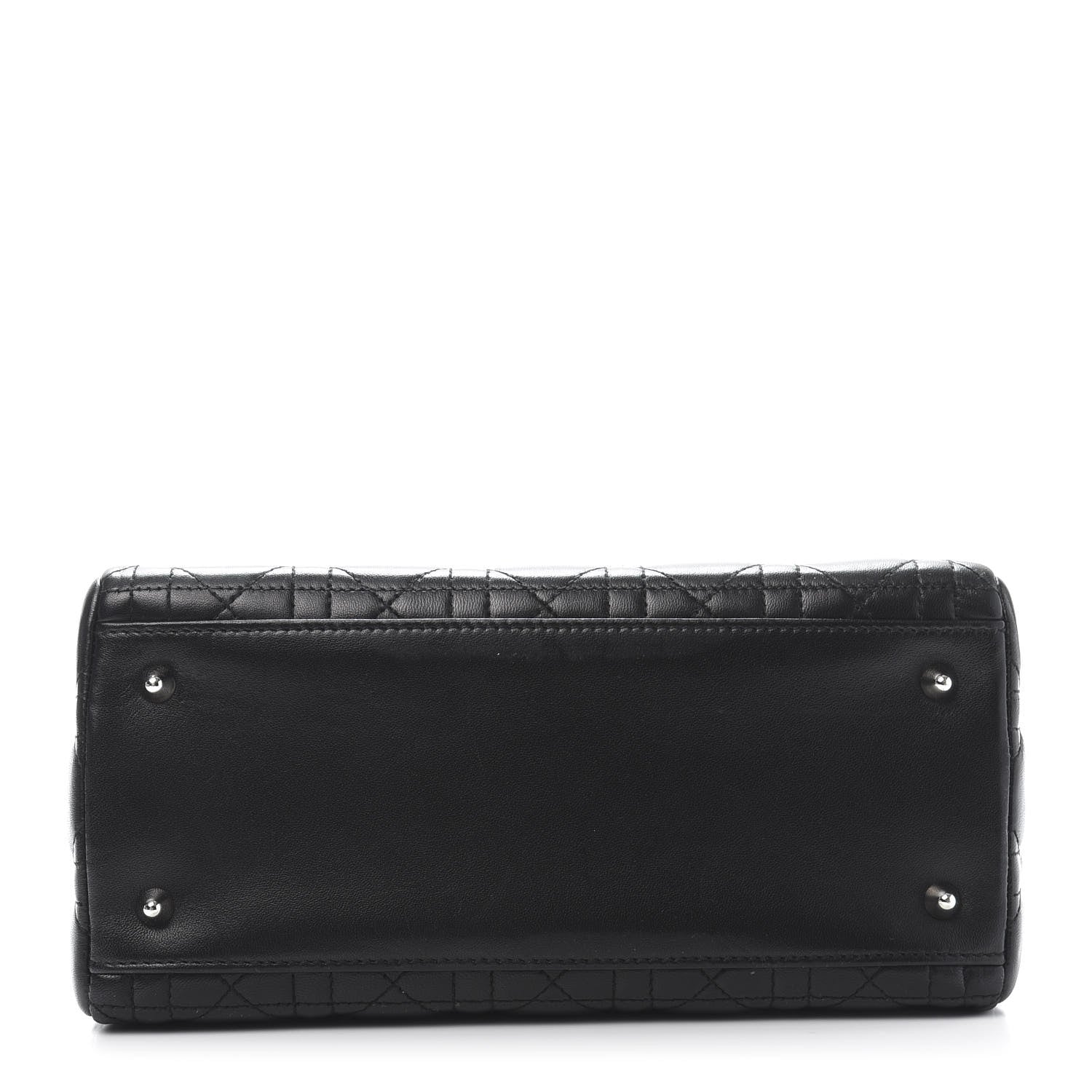 Christian Dior Lambskin Cannage Medium Lady Dior Black 5 of 13