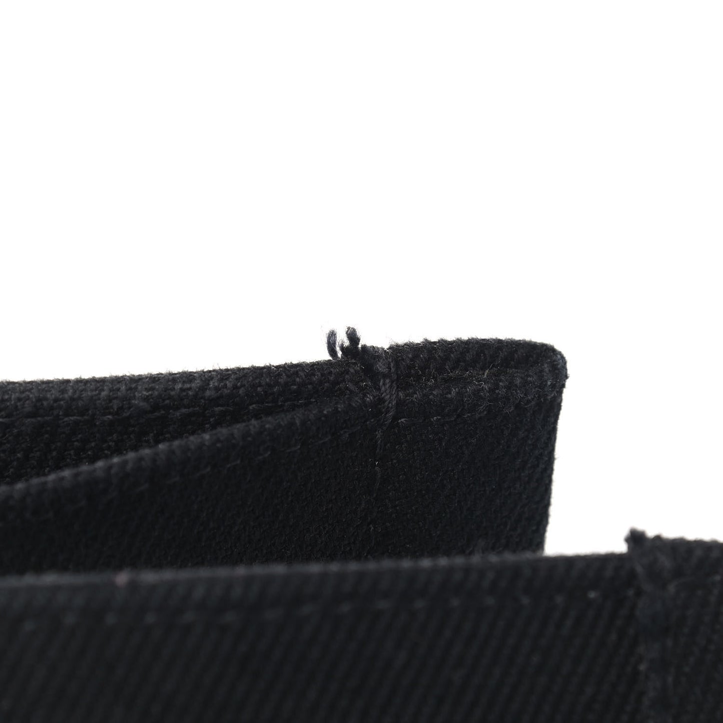 Linen Calfskin Rive Gauche Tote Black