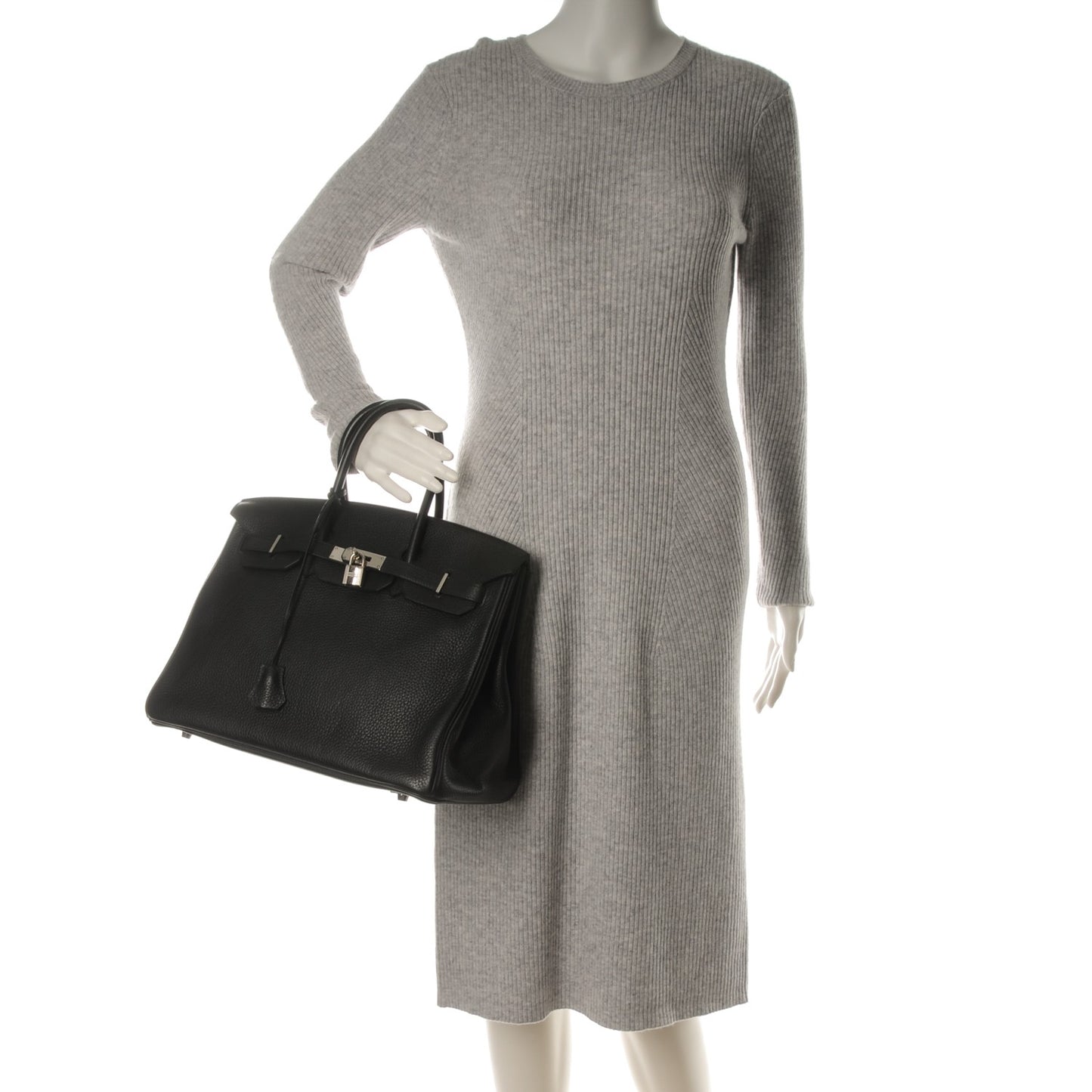 Taurillon Clemence Birkin 35 Black