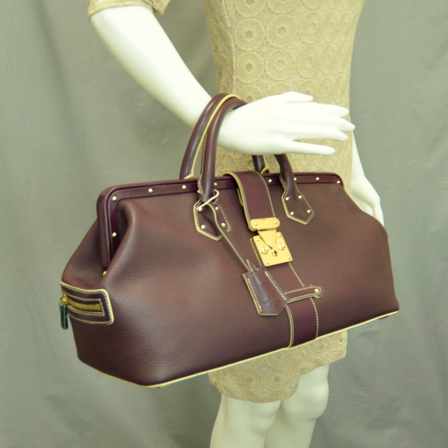 Suhali L Ingenieux GM Handbag Bag Prune