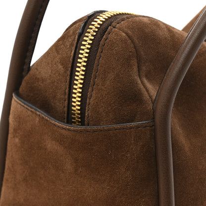 Prada Camoscio Darling Shoulder Bag Cocoa Brown 10 of 10