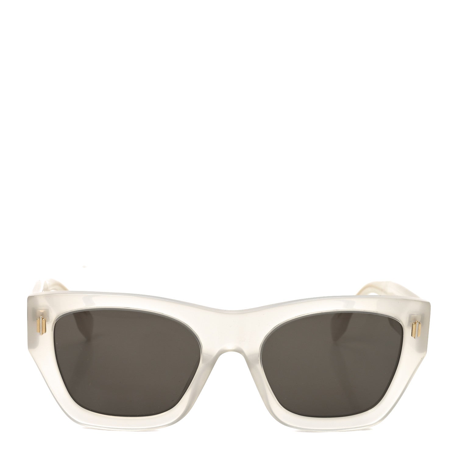 Fendi Acetate Fendi Roma Square Sunglasses FE40100I White 2 of 6