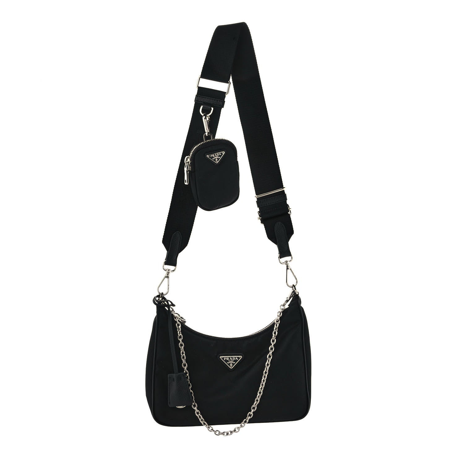 Prada Nylon Re-Edition 2005 Shoulder Bag Black 1 of 9