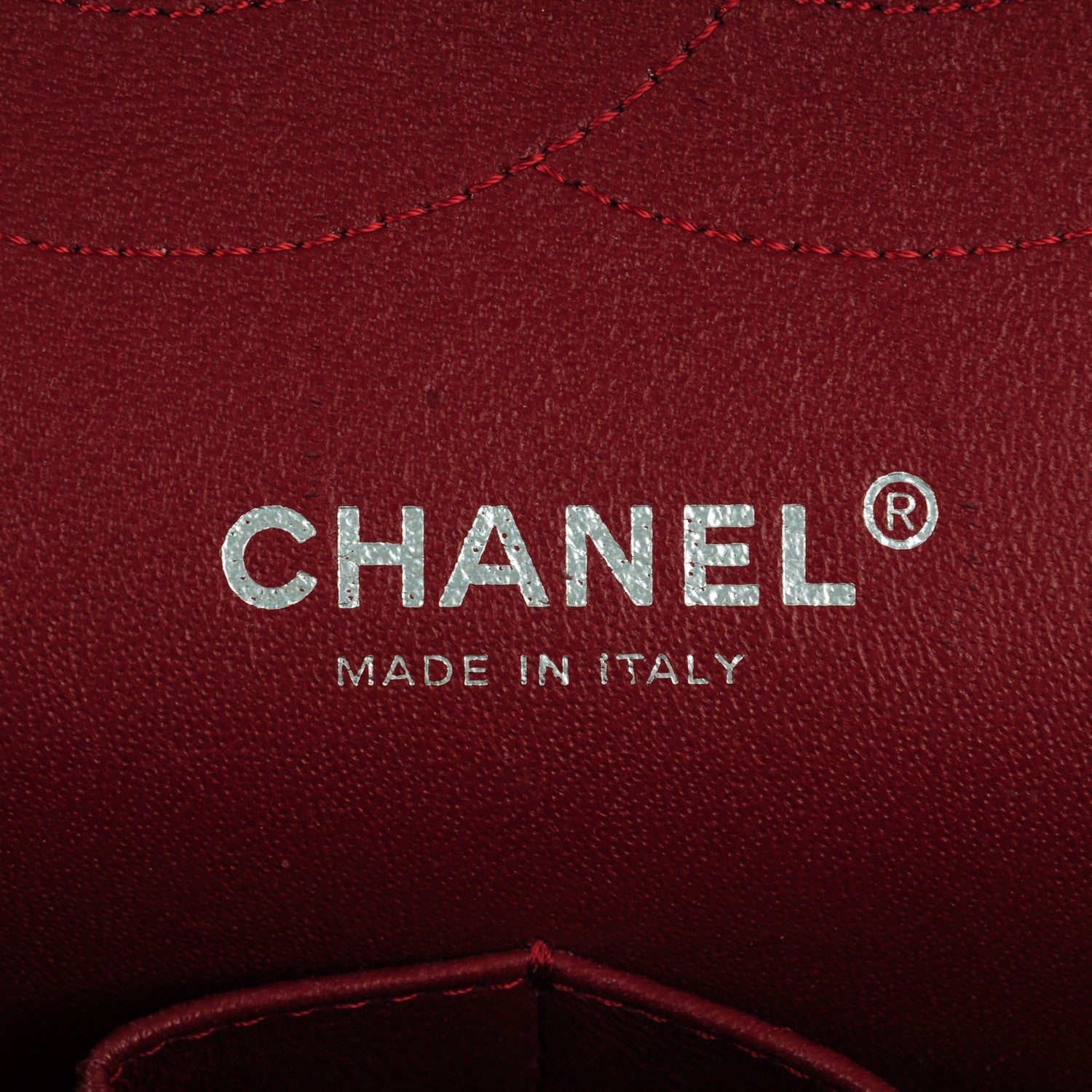 Chanel Caviar Quilted Jumbo Double Flap Dark Red 7 of 9