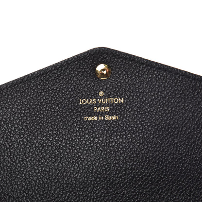 Louis Vuitton Empreinte Sarah Wallet NM Black 6 of 7