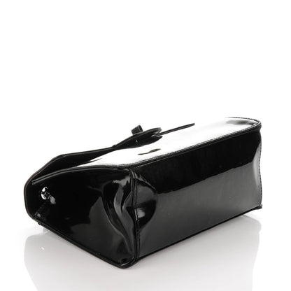 Chanel Patent Small Mademoiselle Single Flap So Black 4 of 7