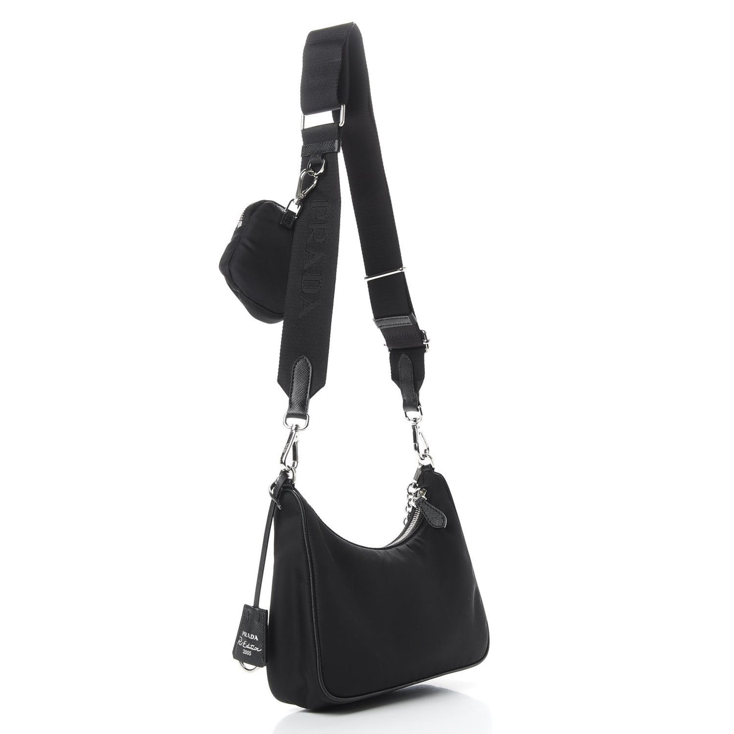 Nylon Re-Edition 2005 Shoulder Bag Black