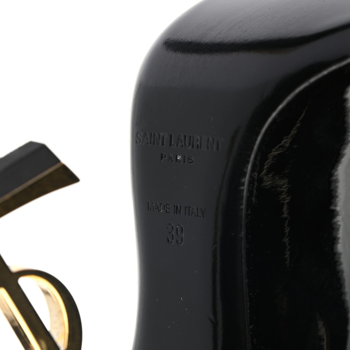 Patent Opyum 110 Pumps 39 Black Gold