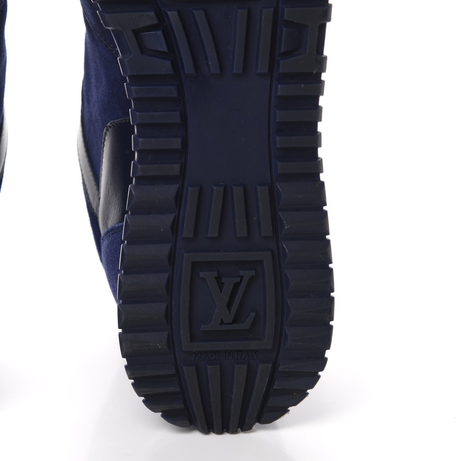 Louis Vuitton Suede Run Away Sneakers 38.5 Blue 9 of 9