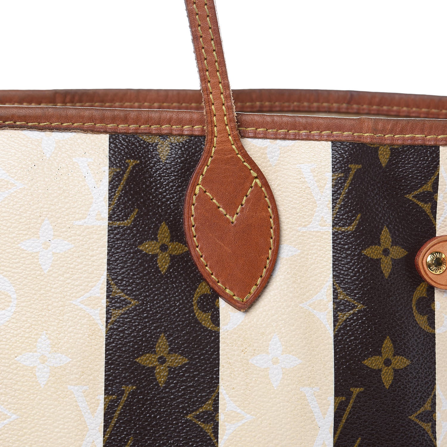 Louis Vuitton Monogram Rayures Neverfull MM 12 of 23