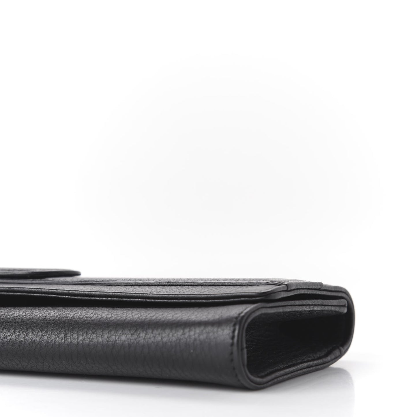 Calfskin Broadway Clutch Black