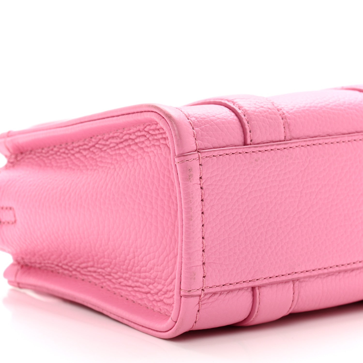 Marc Jacobs Grained Calfskin Mini The Tote Bag Candy Pink 8 of 11