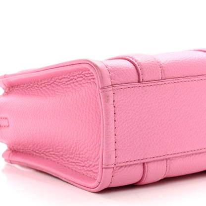 Marc Jacobs Grained Calfskin Mini The Tote Bag Candy Pink 8 of 11