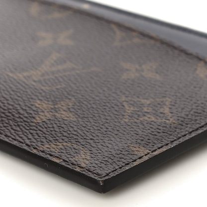 Louis Vuitton Monogram Slim Purse Black 9 of 11