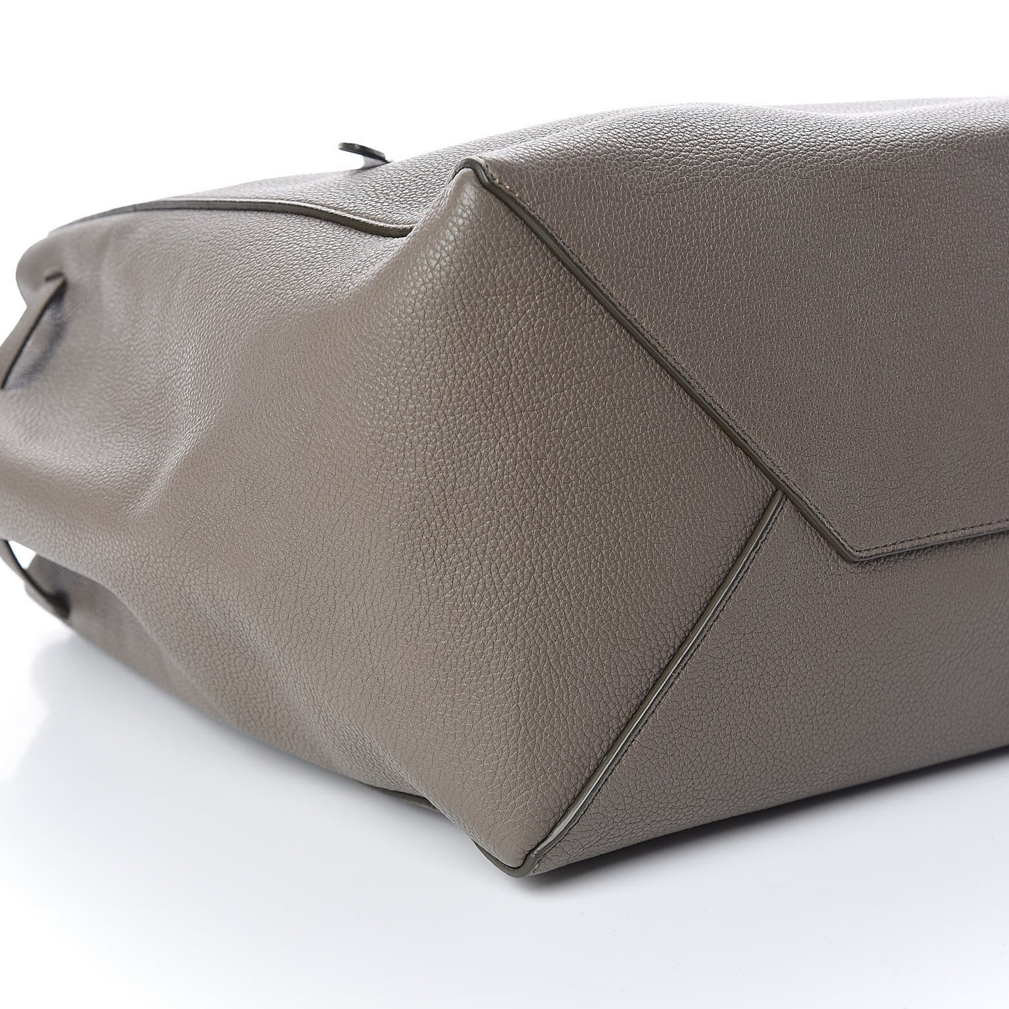 Soft Grained Calfskin Small Belt Cabas Phantom Taupe