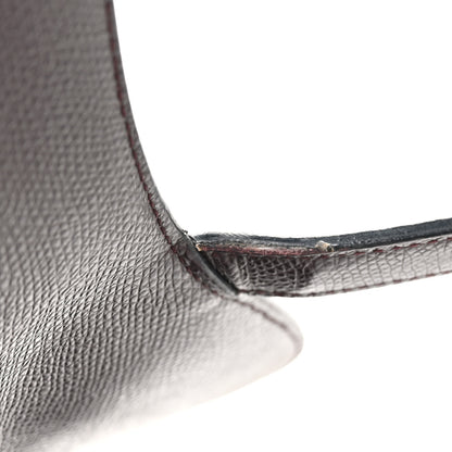 Christian Dior Grained Calfskin Saddle Bag Burgundy 11 of 13