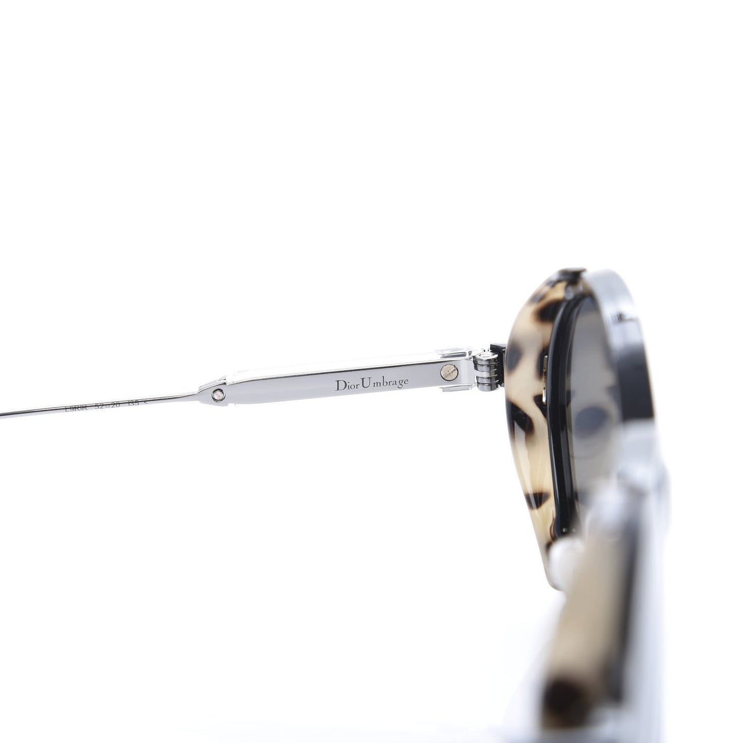 Acetate Umbrage Round Sunglasses Tortoise Black