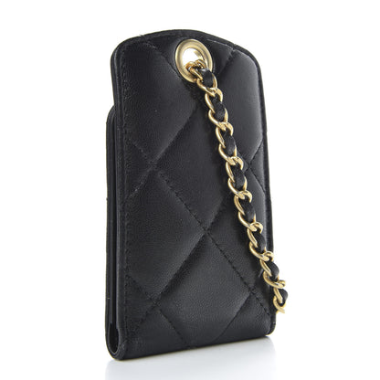 Chanel Lambskin Quilted 19 Luggage Tag Black 3 of 8