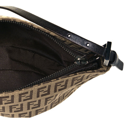 Fendi Zucchino Pochette Dark Brown 4 of 6