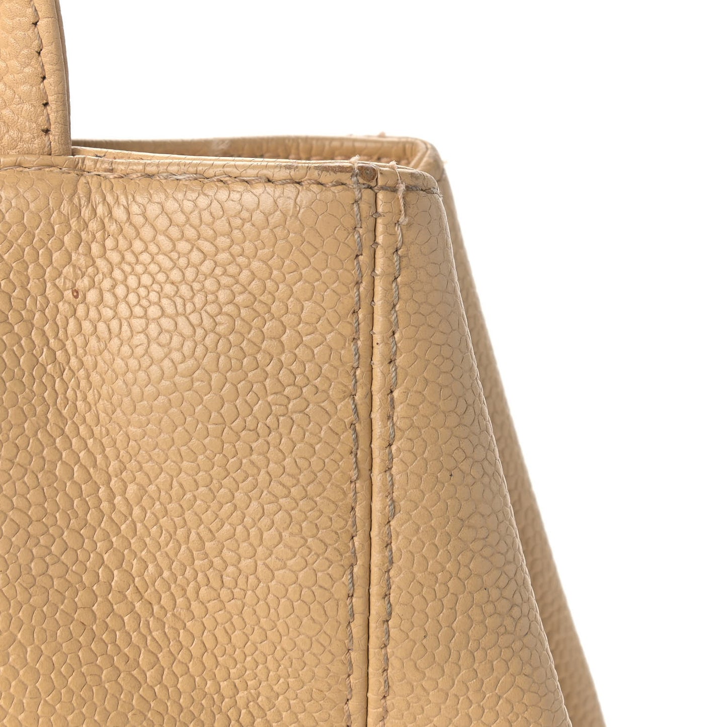 Caviar CC Shoulder Bag Beige