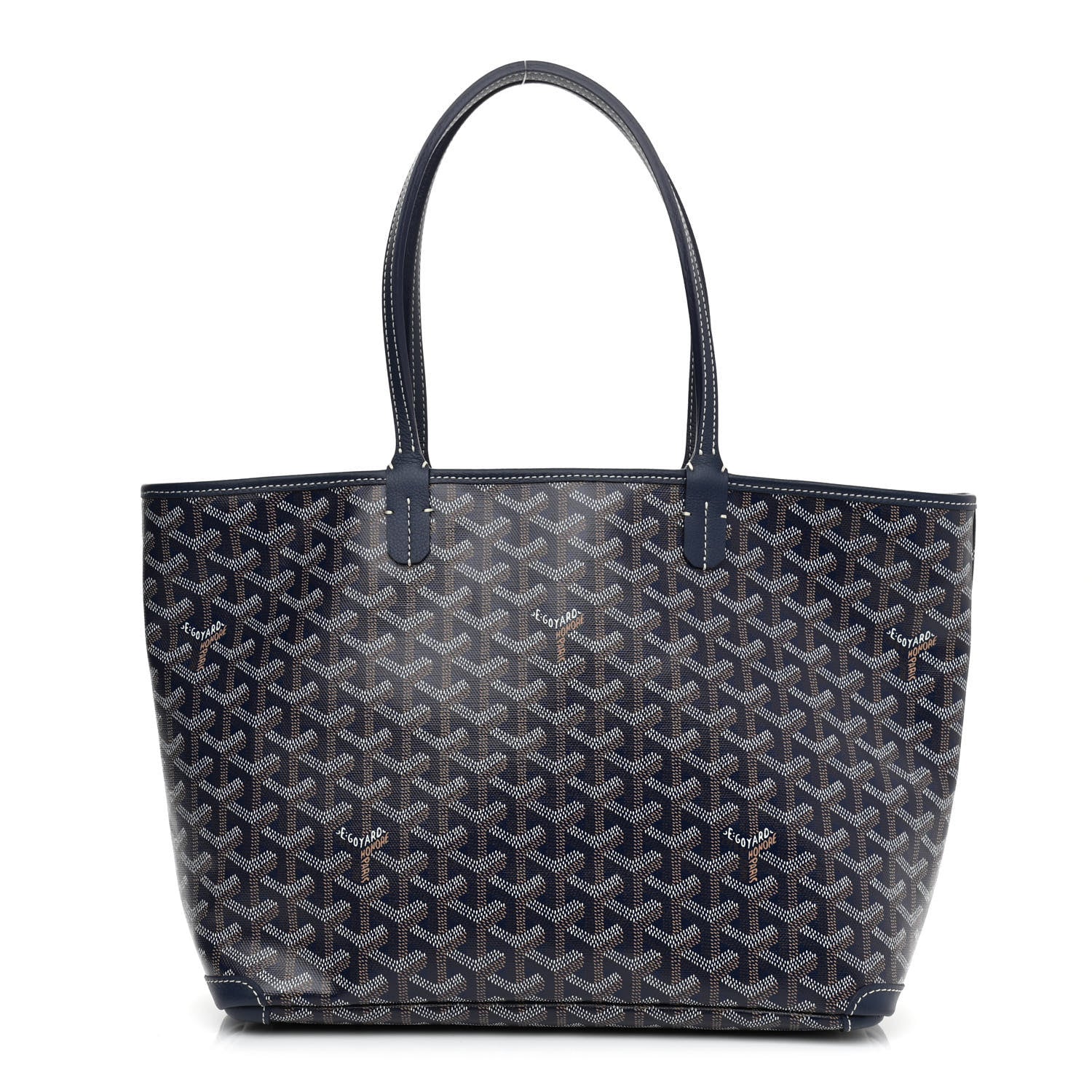 Goyard Goyardine Artois PM Navy 1 of 10