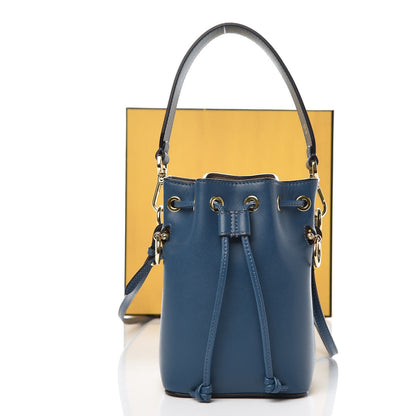 Fendi Vitello Liberty Lucido F is Fendi Mini Mon Tresor Bucket Bag Blue 10 of 10