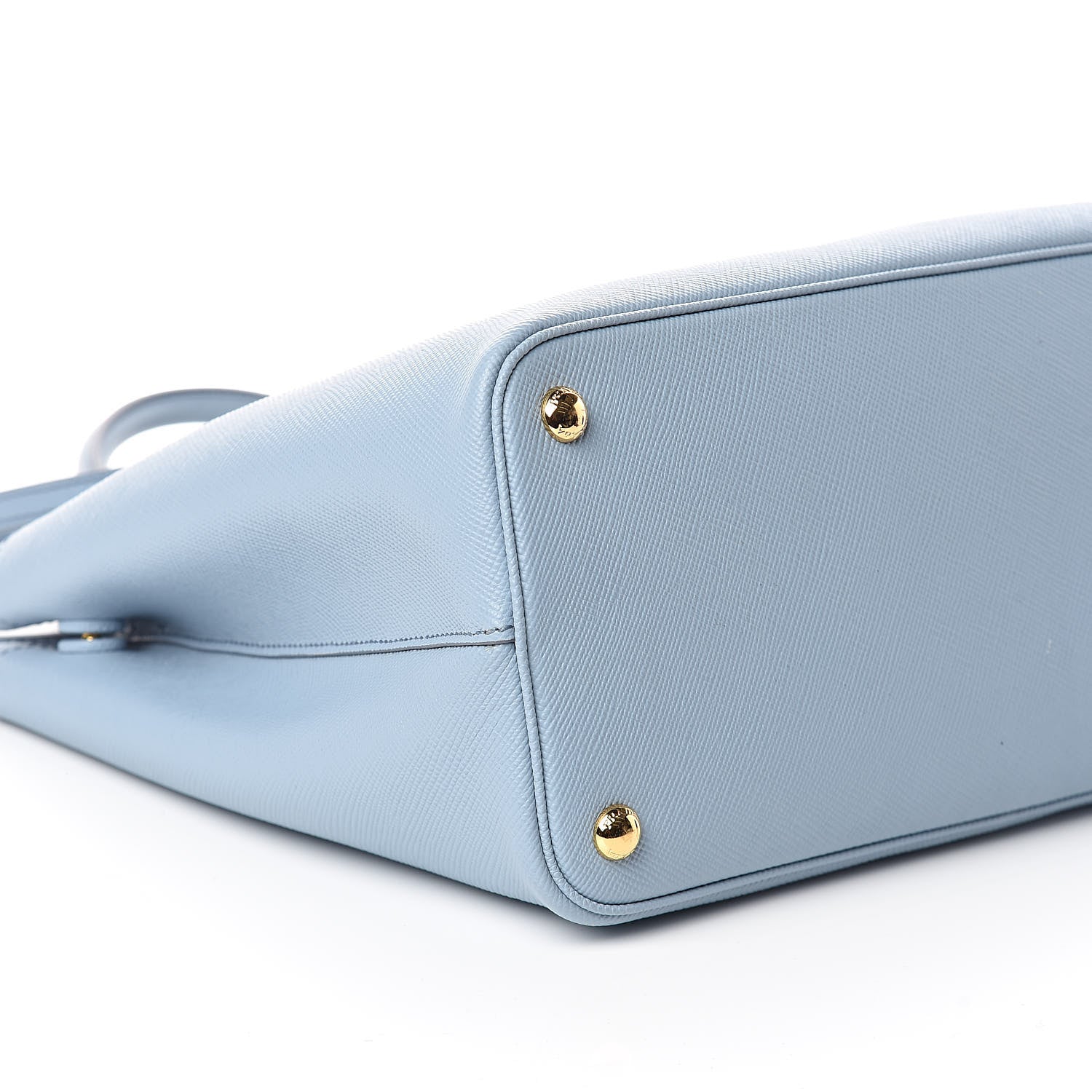 Prada Saffiano Cuir Medium Double Bag Astrale Blue 7 of 8