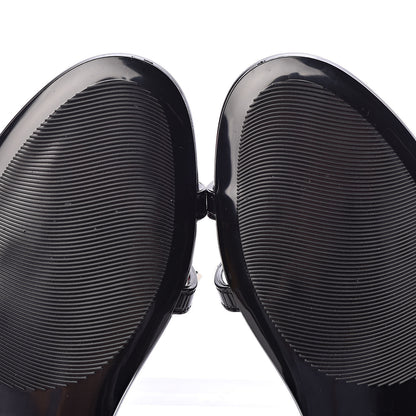 Valentino Garavani PVC Jelly Rockstud Caged Sandals 36 Black 8 of 9