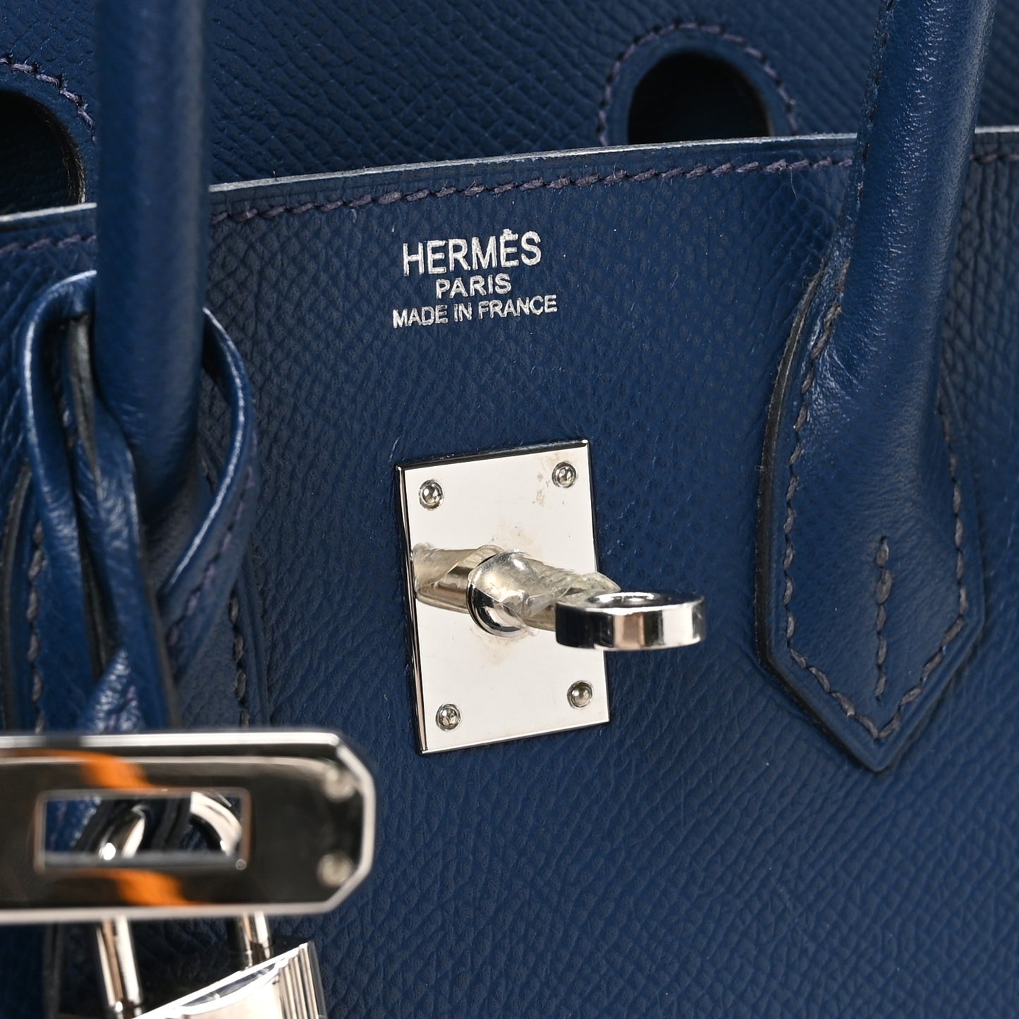 Epsom Birkin 25 Bleu De Malte