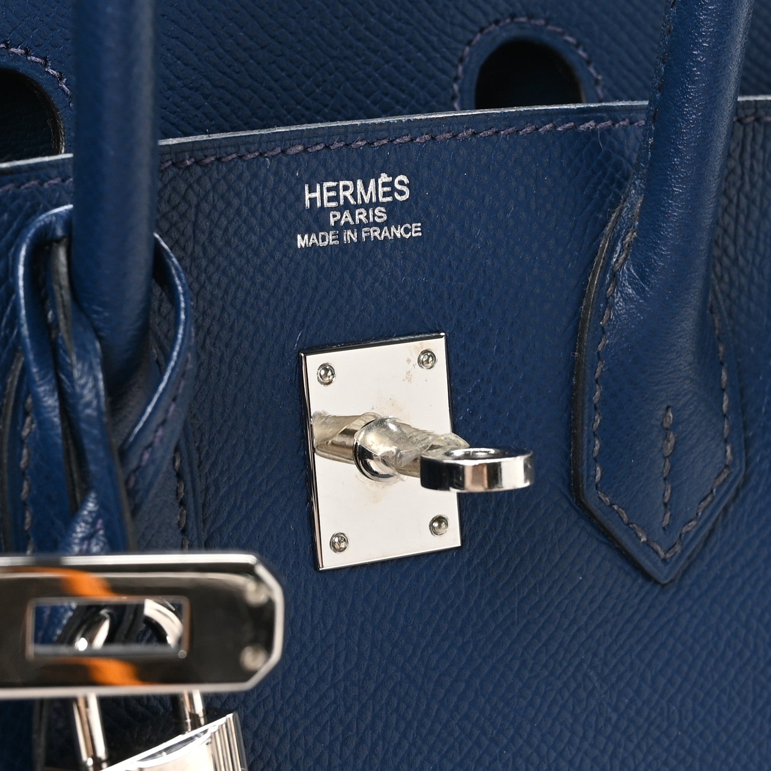 Hermes Epsom Birkin 25 Bleu De Malte 6 of 12