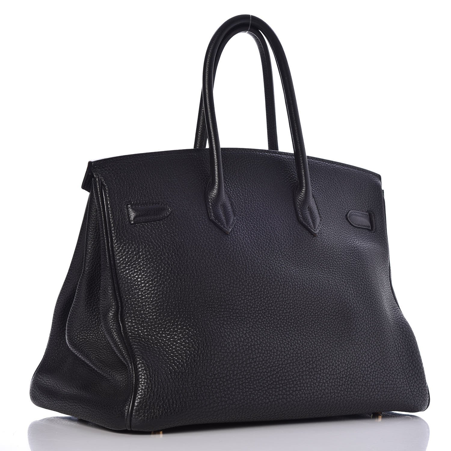 Hermes Taurillon Clemence Birkin 35 Black 3 of 32