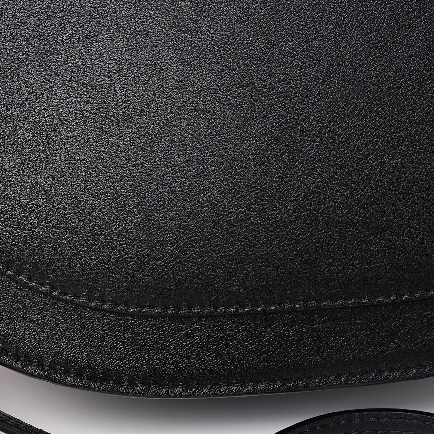 Calfskin Suede Medium Nile Bracelet Bag Black