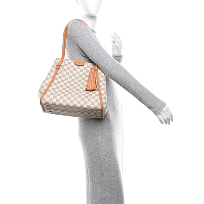 Louis Vuitton Damier Azur Propriano Rose Ballerine 2 of 9