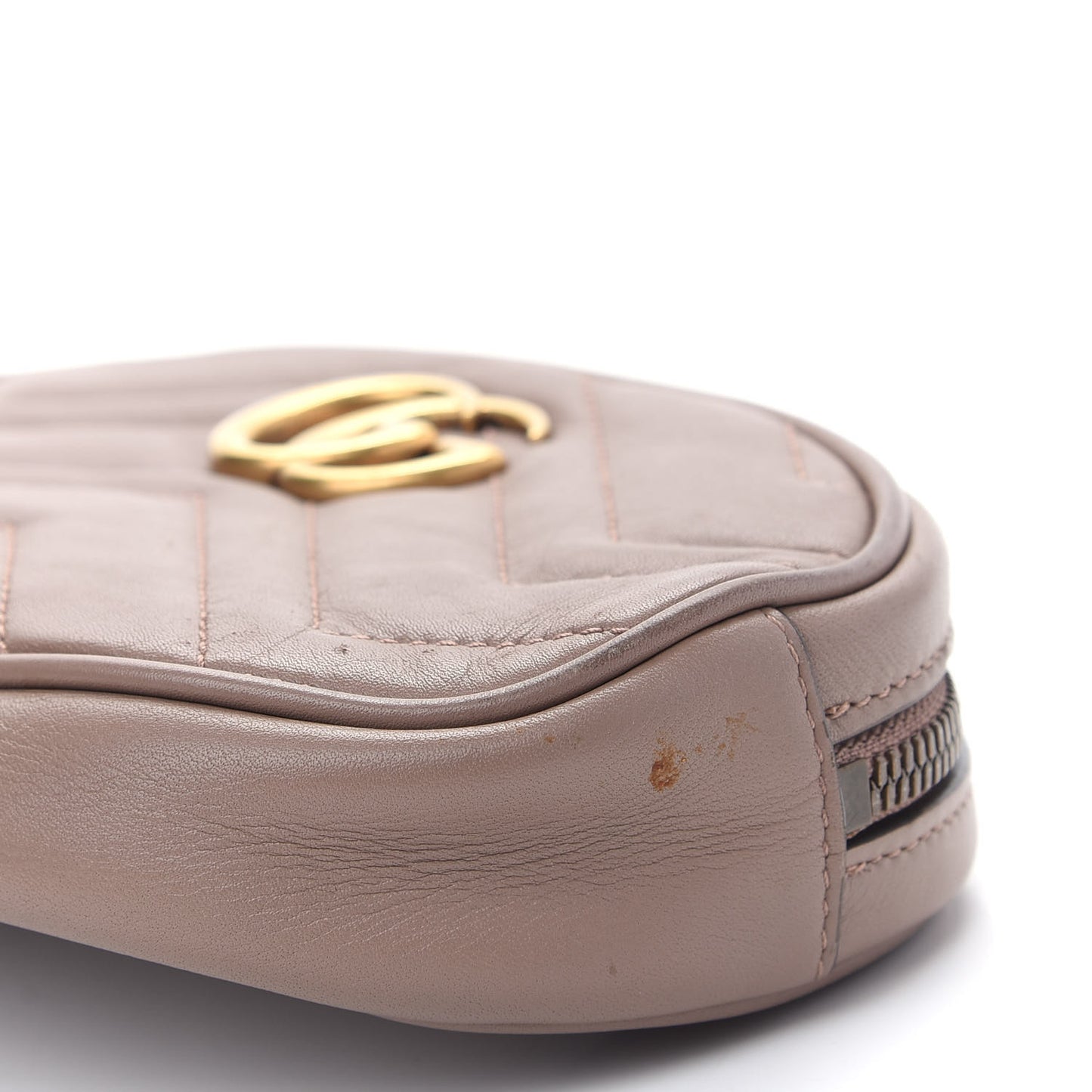 Calfskin Matelasse GG Marmont Belt Bag 95 38 Porcelain Rose