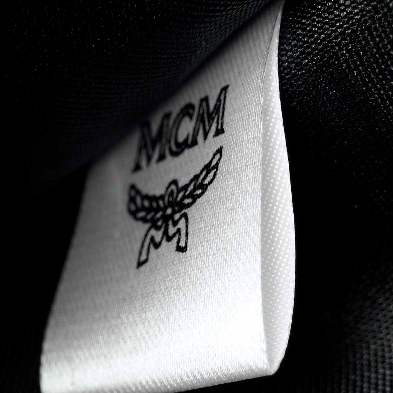 MCM Calfskin Ottomar Monogram Large Aren Zip Wallet Black 7 of 8