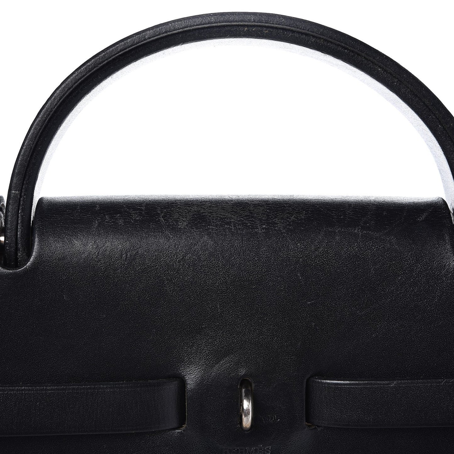 Toile Vache Calfskin Herbag 39 MM Natural Black
