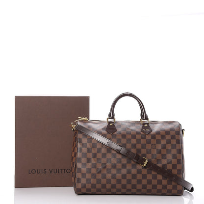 Louis Vuitton Damier Ebene Speedy Bandouliere 35 10 of 10