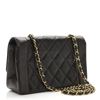 Chanel Lambskin Quilted Small Single Flap Brown 3 of 11