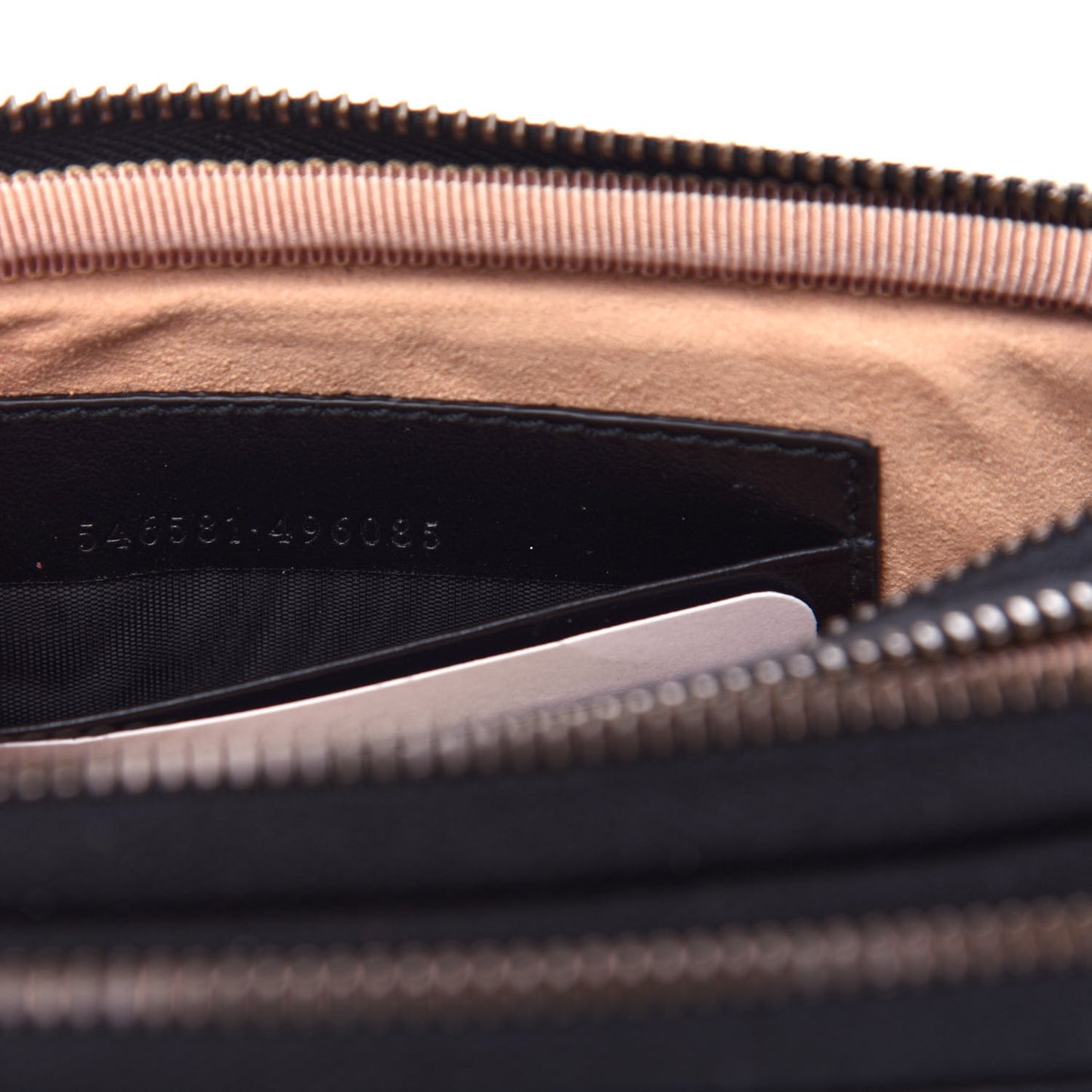 Calfskin Matelasse Mini GG Marmont Chain Crossbody Bag Black