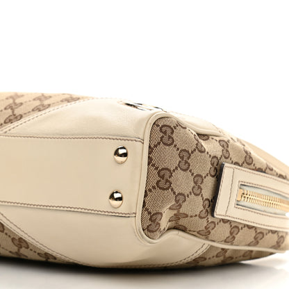 Gucci Monogram Medium New Britt Boston Off White 9 of 12