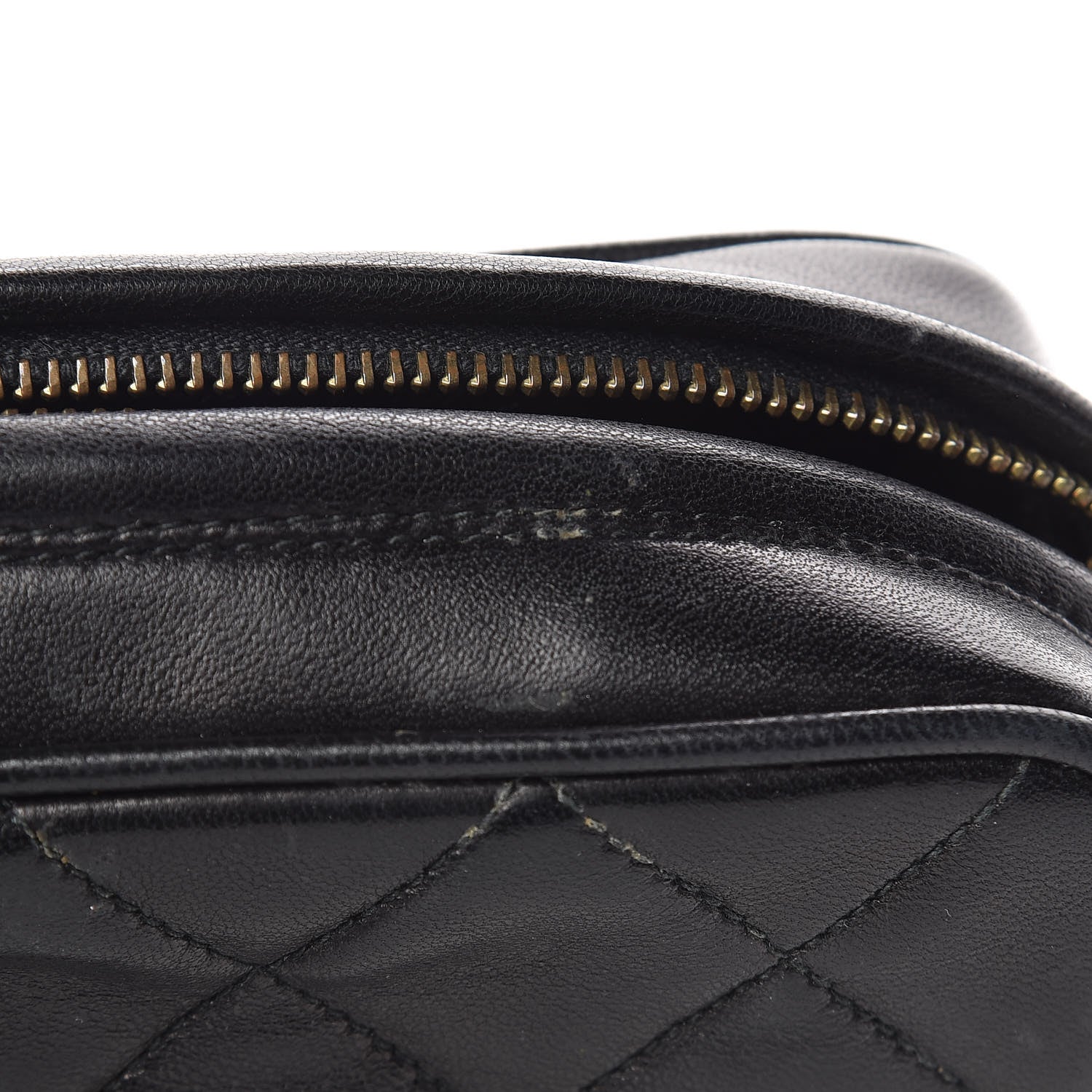 Chanel Lambskin Quilted CC Tassel Camera Case Black 12 of 13