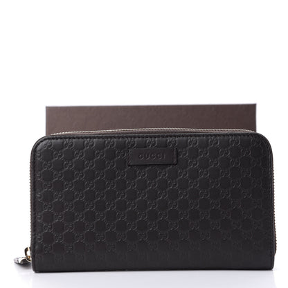 Gucci Microguccissima Zip Around Wallet Black 11 of 11