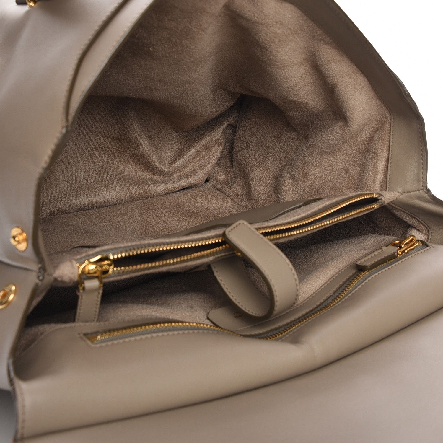 Tom Ford Smooth Calfskin Large Icon Bag Warm Taupe 5 of 7