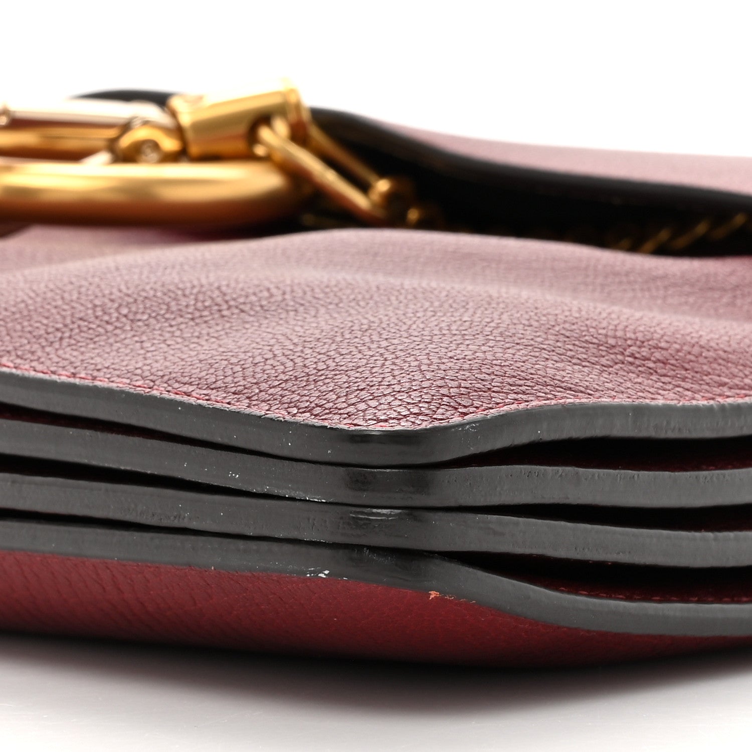 Chloe Calfskin Medium Faye Shoulder Bag Sienna Red 9 of 17