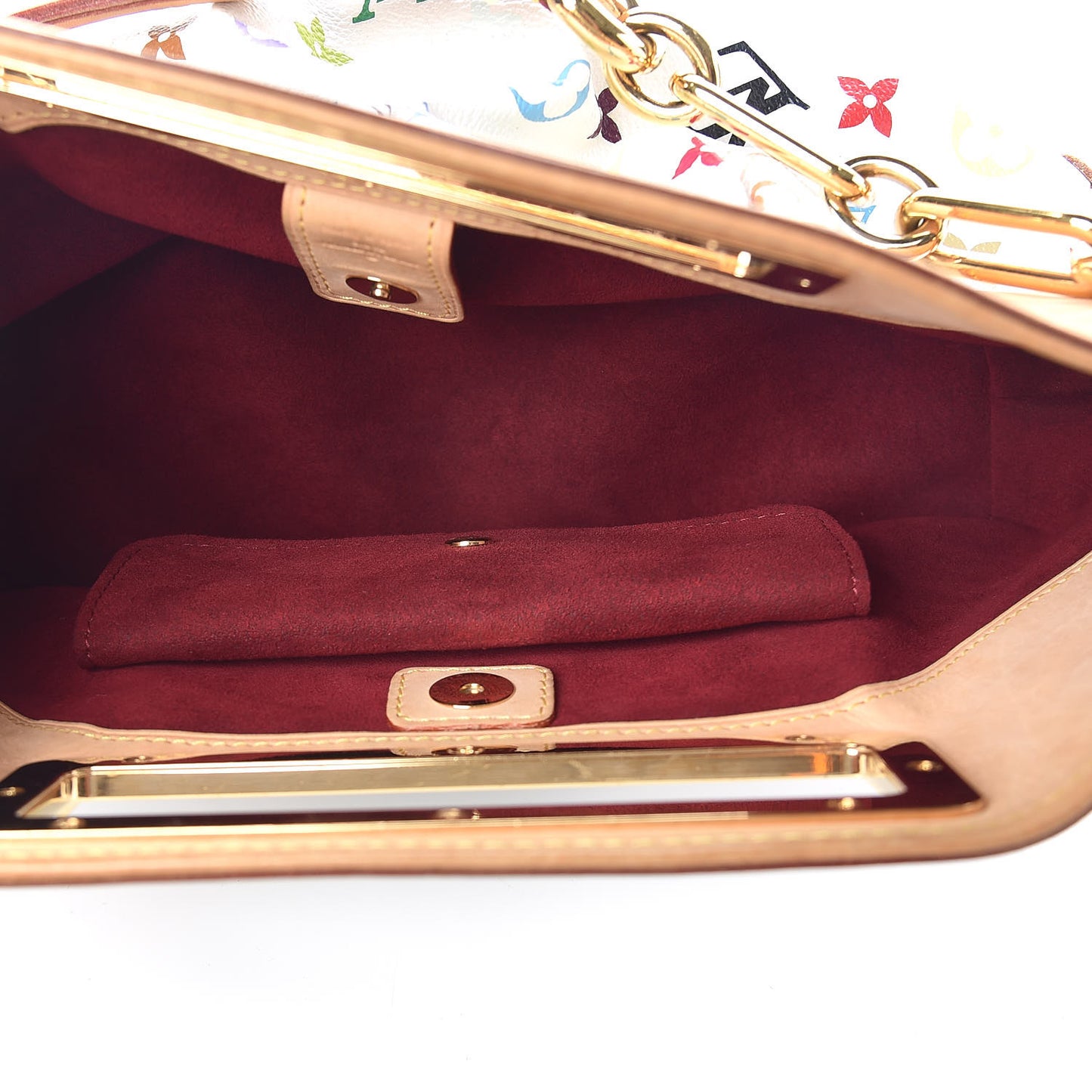 Monogram Multicolor Judy PM White