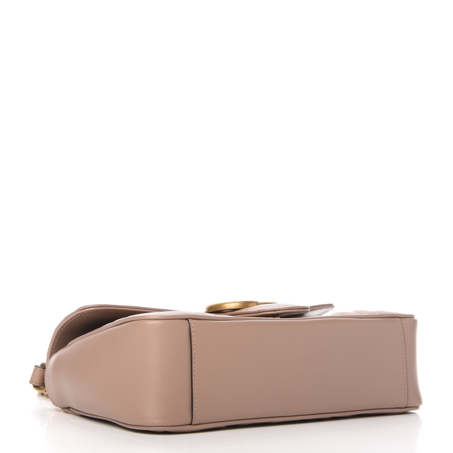 Gucci Calfskin Matelasse Small GG Marmont Shoulder Bag Porcelain Rose 4 of 10